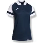 Dámská polokošile JOMA LIDER, barva tmavě modrá - bílá, velikost 2XL