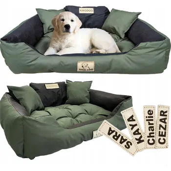 Pelíšek pro psa Kotec KingDog zelená 145 cm x 115 cm