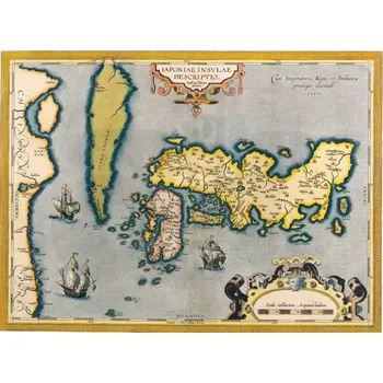 Japonsko 1 – 1595 – napnutá na rámu