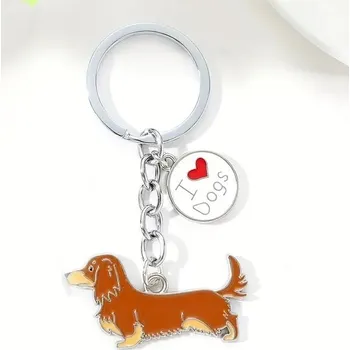 Přívěsek na klíče s jezevčíkem