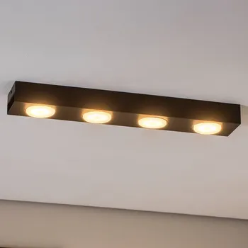 Svítidlo Luminex Downlight Ian v černé barvě, čtyřramenný černý 4 x 15 W - Doprava zdarma