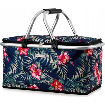 Piknikový koš Piknikový koš termotaška skládací na piknik nákupy dárek ZAGATTO