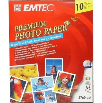 Fotopapír Fotografický papír Emtec 9x13 Nerozbitný 200 ks