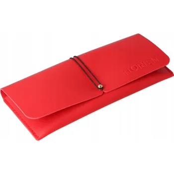 Pouzdro na brýle Horien Pouzdro na brýle s gumičkou, červené