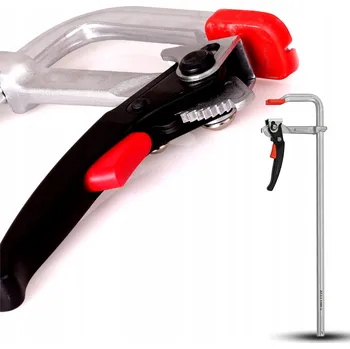 Truhlářská svěrka Truhlářská svěrka 600x120mm svařovací kovaná s ráčnou