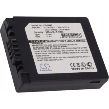 Baterie pro Panasonic DMC-FZ1 DMC-FZ2 DMC-FZ15 DMC-FZ3 DMC-FZ4 DMC-FZ5