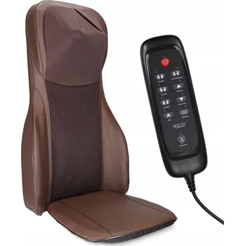 Masážní přístroj Masážní podložka 4FIZJO elektrická černá vibrační vyhřívaná shiatsu 48 W