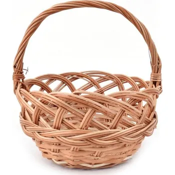 Nákupní košík Košík proutěný velikonoční průměr 20 cm