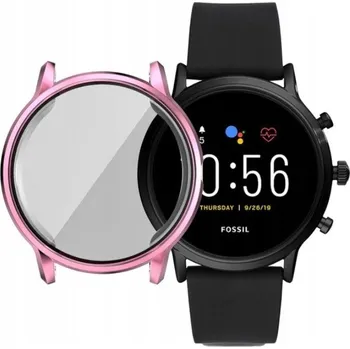 Pouzdro na mobilní telefon Pouzdro 2v1 Metalické Přední a Boční Strany / Fossil Gen 5 Carlyle