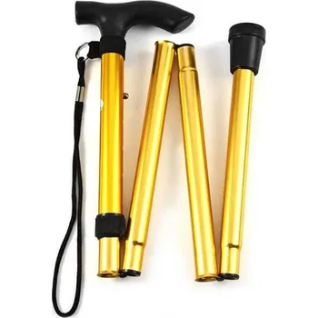 Trekkingová teleskopická hůl | turistická tyč, kempingová hůl, - Zlato