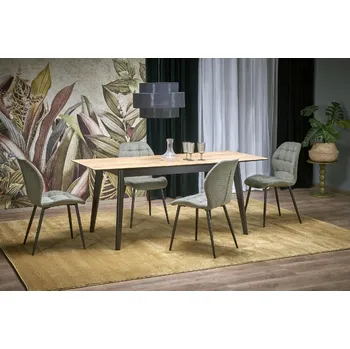 Nábytek HALMAR GULIAN jídelní stůl dub votan/černý