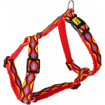 Postroj pro psa Dingo Postroj dvoupáskový guard WINNETOU S červený