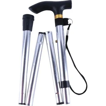 Trekkingová teleskopická hůl | turistická tyč, kempingová hůl, - stříbro