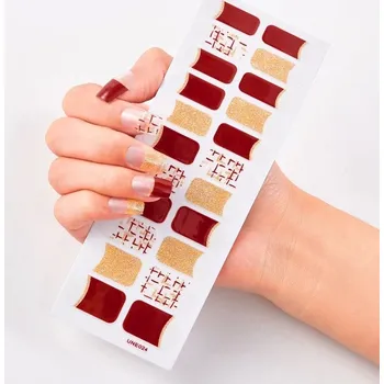 Sada módních nálepek na nehty - UNE-024
