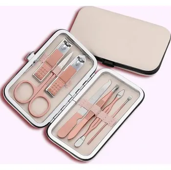 Sada pro manikúru a pedikúru v cestovním pouzdře - 7PCS-200006151