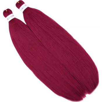 Syntetické vlasy Kanekalon na copánky 2 culíky 70 cm R900 PŘEDPŘIPRAVENÉ