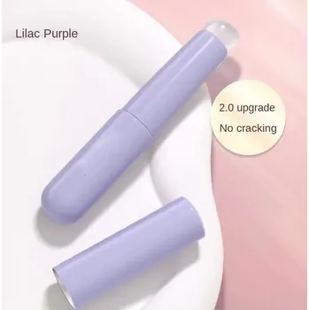 Péče o rty Siliconový štětec na rty s plastovou rukojetí | Aplikátor rtěnky a balzámu - 1PC fialová