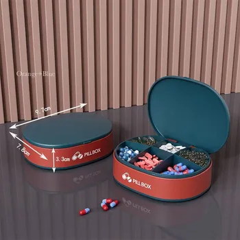 Úložný box Cestovní box na léky - Modrá