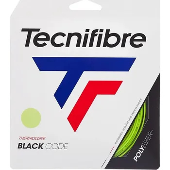Struna na výplet tenisové rakety Tenisový výplet Tecnifibre BLACK CODE 1,28 mm / 12 m zelený