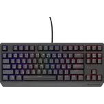 Genesis Herní klávesnice THOR 230/TKL/RGB/Outemu Red/Drátové USB-A/CZ-SK layout/Černá NKG-2209
