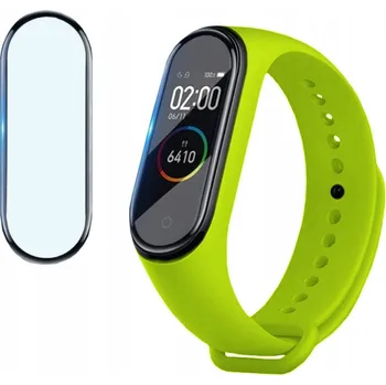 Příslušenství k chytrým hodinkám ŘEMÍNEK SE SKLEM pro XIAOMI MI BAND 4 -