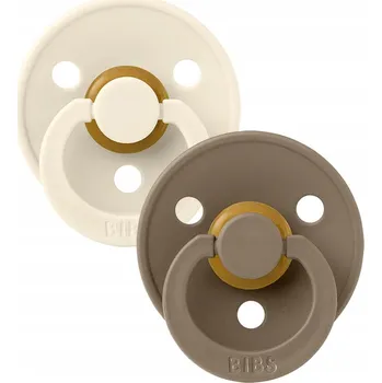 dudlíky Kulatý gumový Dudlík Bibs 6 měsíců +