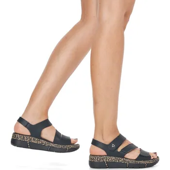 Dámské sandále Dámské sandále V2301-00 Rieker černá Barva: schwarz, Velikost: 38