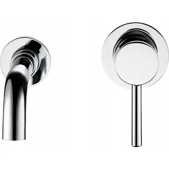 Vodovodní baterie Umyvadlová baterie pod omítku CHDE New Design stříbrná