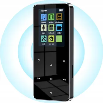 MP4 MP3 přehrávač 16 GB Bluetooth 5.0 Rádio HiFi