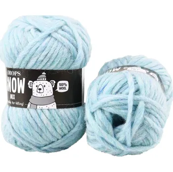 Příze Drops Snow MIX 37 akvamarín