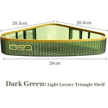 police Plastová závěsná police koupelnová kuchyňská | Úložné police, Regály - Zelený trojúhelník