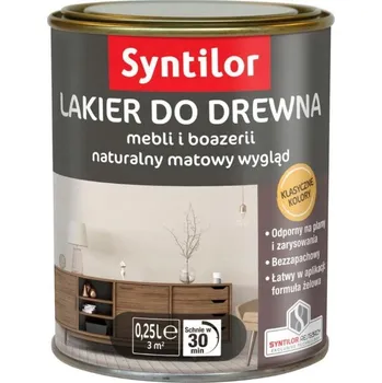 barva a nátěr na dřevo Lak na dřevo Syntilor bezbarvý 0,5 l