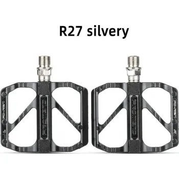 Pedál na kolo Ultralehké hliníkové pedály pro kolo | příslušenství na kolo 2 ks - R27-Stříbrná