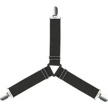 Prostěradlo Upínací klipy na prostěradlo | držák matrace - 1ks černý