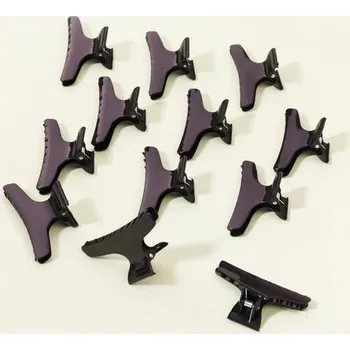 Dámské tričko 12 ks motýlích klipů na vlasy| neklouzavé dámské spony 12 ks - 12PCShudiejia-hei