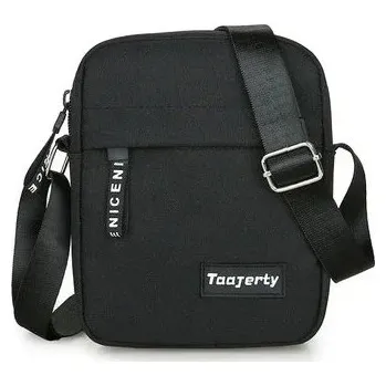 Lehká crossbody taška pro muže | pánský mini batoh - černý,Rozměry 18 x 14 x 5 cm