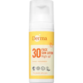 Opalování Derma Sun Lotion opalovací mléko na obličej SPF 30 50 ml