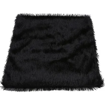 Povlak na polštářek Umělá kožešina | domácí dekorace | povlak na polštář - černý