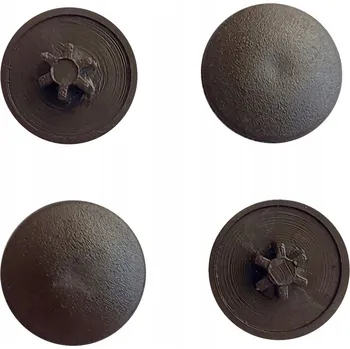 Vrut Záslepka maskovací pro zárubně na vruty TORX30 bit TX30 zacvakávací Hnědá