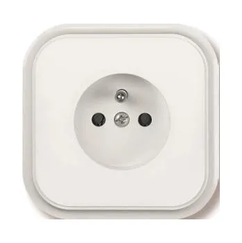 Elektrická zásuvka Elektrická Zásuvka nástěnná Timex-Elektro bílá