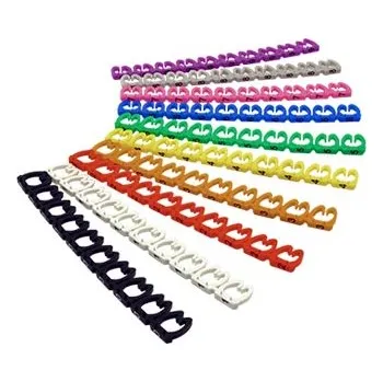 kabelová chránička Value Kabelový značkovač 10x10, čísla 0-9, 10 barev, 5-6,5mm - 25.99.5256