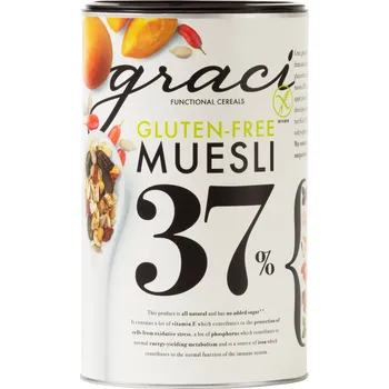 Graci Bezlepkové müsli 37 % sušeného ovoce a semínek 400g
