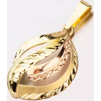 Přívěsek Dámský přívěsek zlato mix 585 53P-362