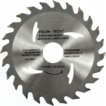 Řezný kotouč Kotouč na dřevo Falon-Tech FTBW11524 115x22,2 mm