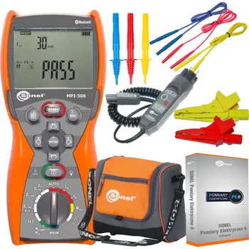 IP kamera Sonel MPI-506 Měřič parametrů elektrické instalace s programem PE6