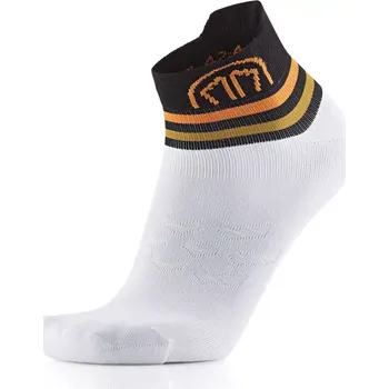 Pánské termo ponožky Sidas Run Anatomic Light Ankle White/Black 39-41