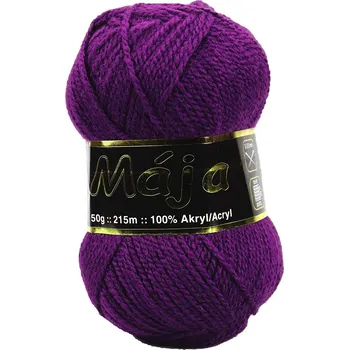 Příze Niťárna příze Mája 4492 Fialová