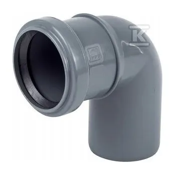 Kanalizační potrubí PP-HT Koleno 40/90 pro vnitřní kanalizaci, šedé, Onn