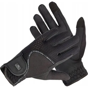 Vybavení pro jezdce Jezdecké rukavice se síťkou START Morotai černé L