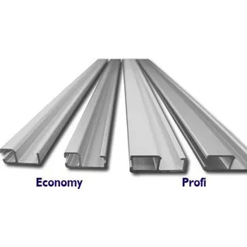 Závěsná lišta Economy 300 cm stříbrná